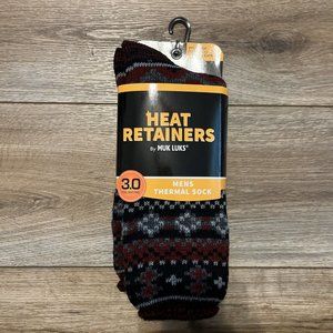 Heat Retainers by Muk Luks - Thermal Insulated Socks - Shoe SZ 10-13 - Fair Isle